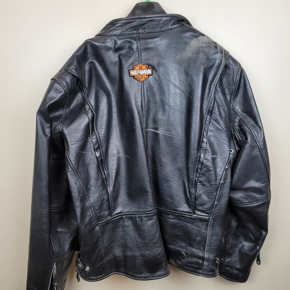 FMC Black 100% Leather Jacket - Picture 9 of 11